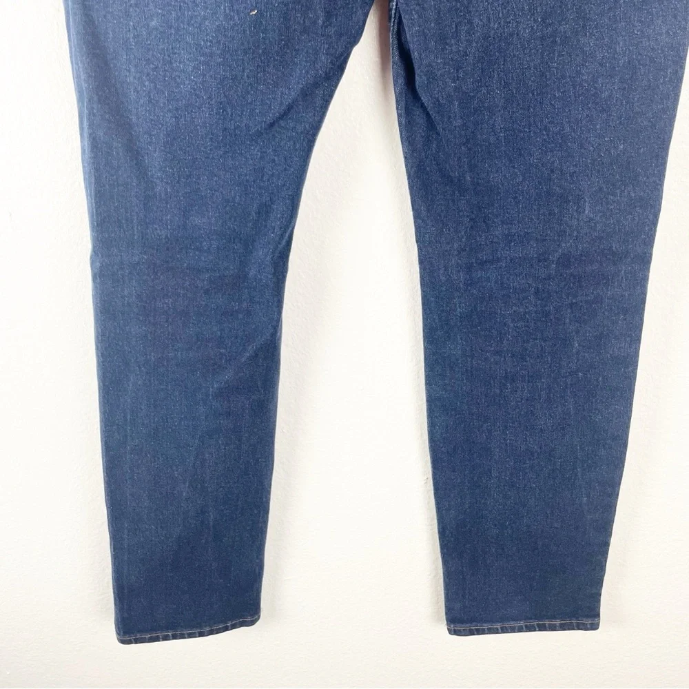 EVERLANE Dark Wash Straight Leg Five Pockets Uniform Jeans, Size 30 x 30